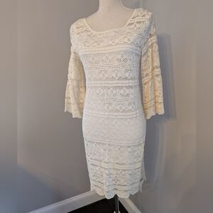 Billabong Designers Closet Lace pullover Summer Dress size Medium